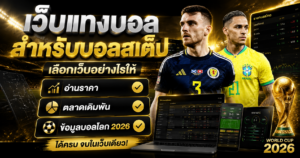 เว็บแทงบอลสำหรับบอลสเต็ป