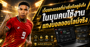 เว็บแทงบอลที่น่าเชื่อถือ